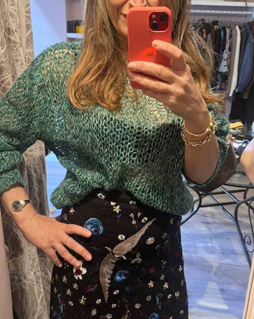 Maglione traforato Chiara Bertani
